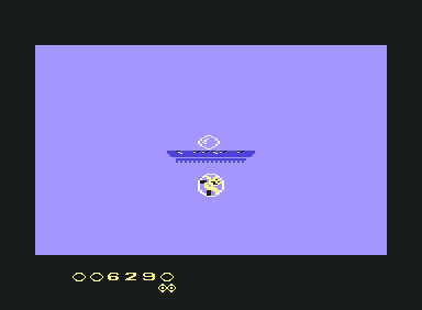 Ducky Dan (Commodore 64) screenshot: You should collect such bubbles...