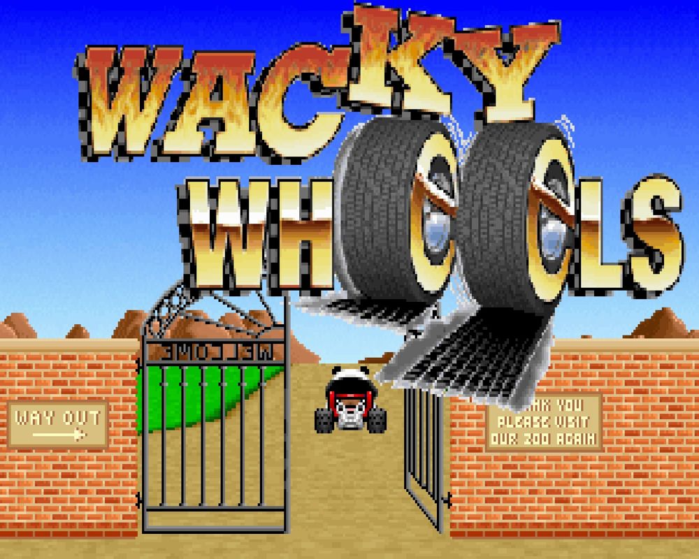 3D Realms: Anthology - Steam Edition (Windows) screenshot: (Wacky Wheels): Title screen from the opening cinematic