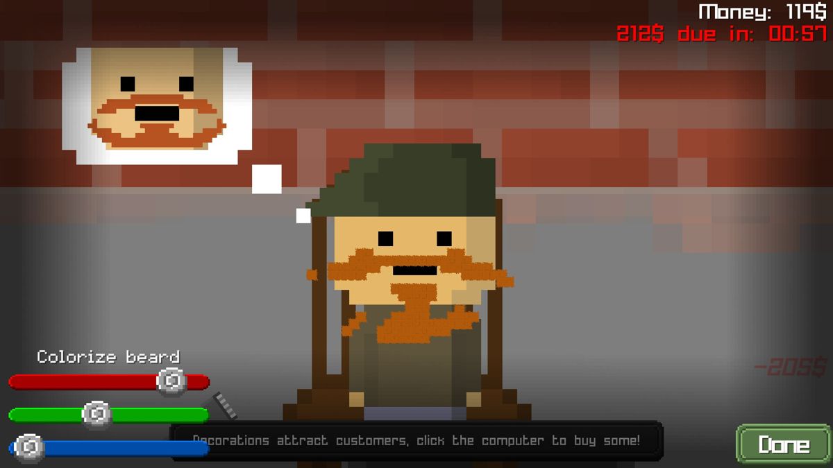 Trimmer Tycoon (Windows) screenshot: Close enough