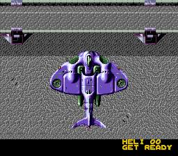 Firepower 2000 (Genesis) screenshot: Getting dropped off.