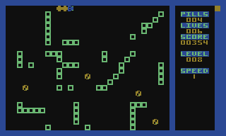 Time Bandit (Atari 8-bit) screenshot: Level 8