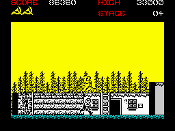 Rush'n Attack (ZX Spectrum) screenshot: Stage 4 - looks like my enemies are endless.
