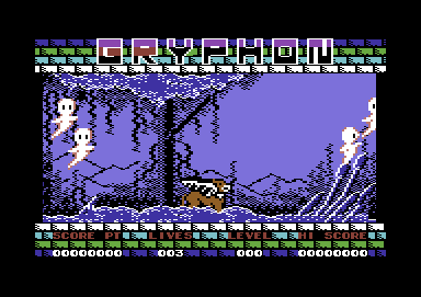 Gryphon (Commodore 64) screenshot: Level 1