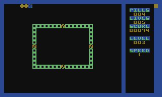 Time Bandit (Atari 8-bit) screenshot: Level 3