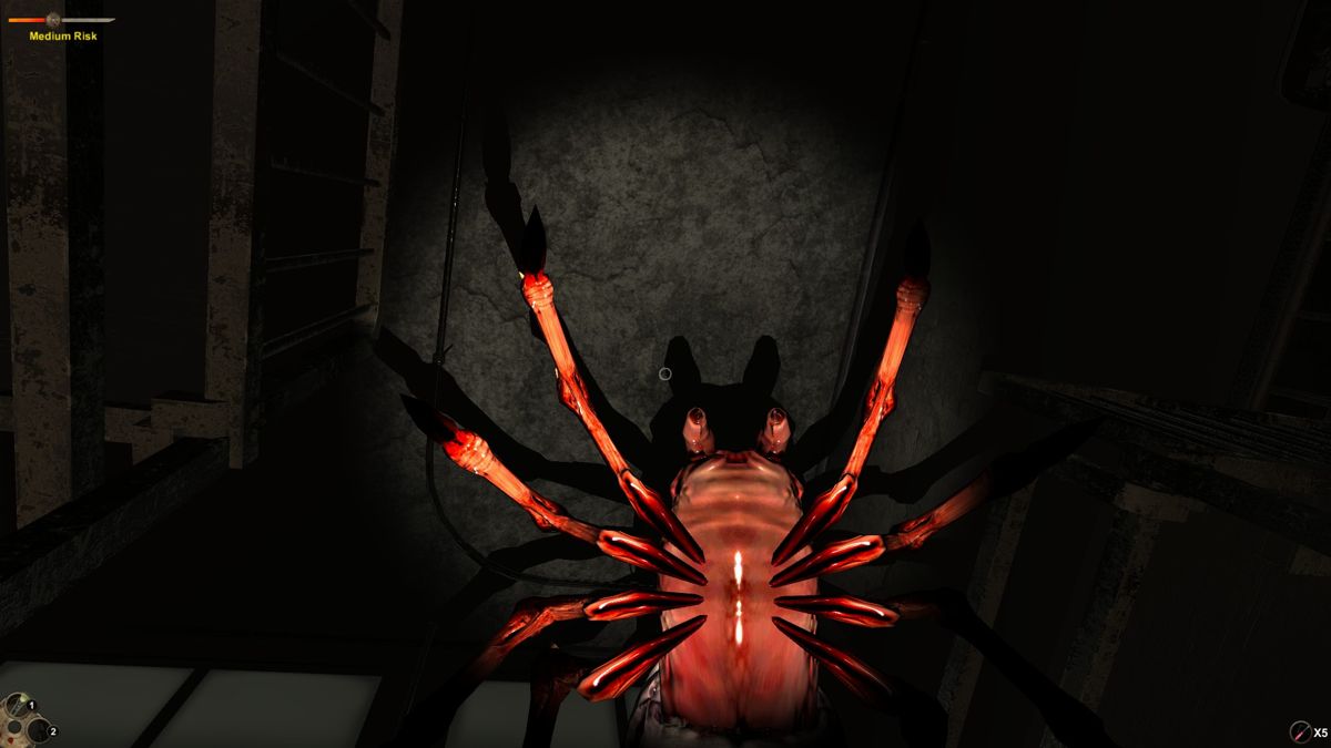 Horror in the Asylum (Windows) screenshot: Get off me, GET OFF ME!