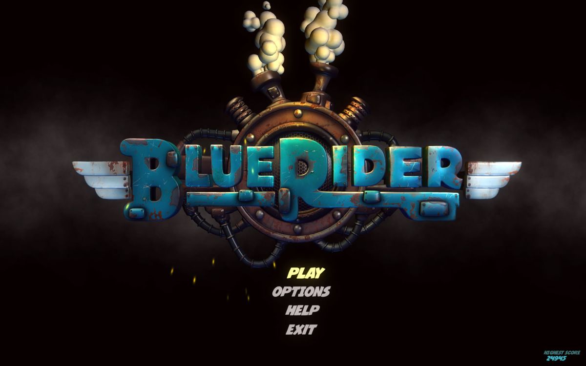 Blue Rider (Windows) screenshot: Main menu