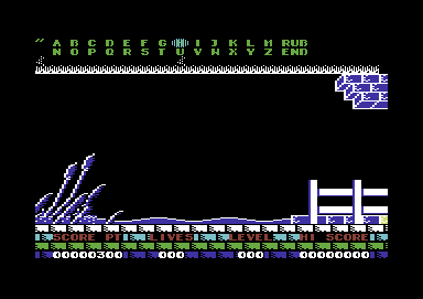 Gryphon (Commodore 64) screenshot: Name Entry