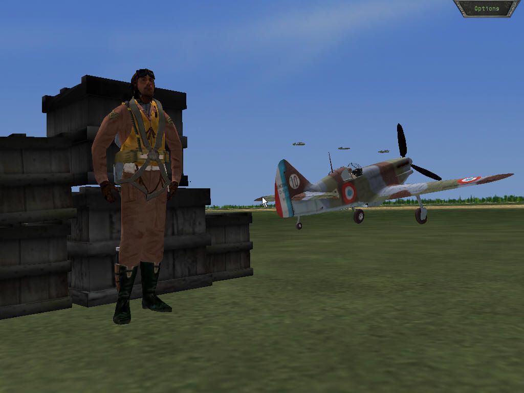 Microsoft Combat Flight Simulator 3: Battle for Europe (Windows) screenshot: Menu
