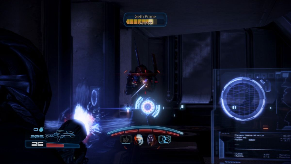 Mass Effect 3 (PlayStation 3) screenshot: Geth primes have tougher armor than regulars