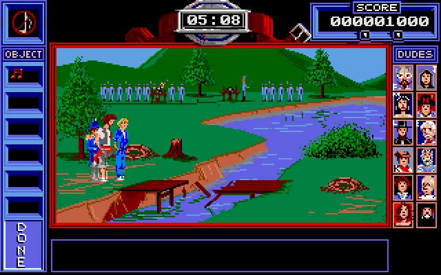 Bill & Ted's Excellent Adventure (DOS) screenshot: bagged a dude - VGA