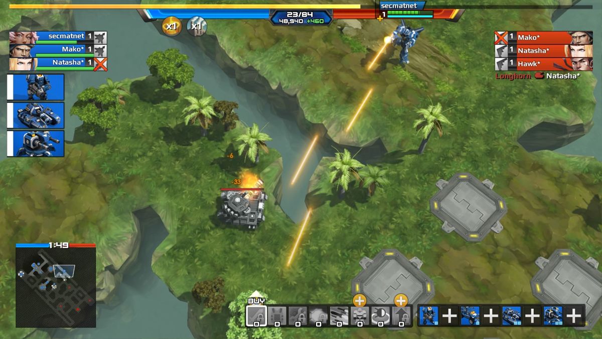 AirMech (PlayStation 4) screenshot: I am no match even for a single enemy heavy tank