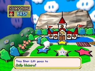 Mario Party 3 (Nintendo 64) screenshot: Selecting a stage to play.