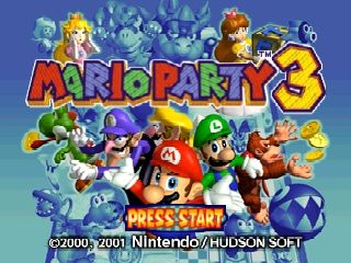 Mario Party 3 (Nintendo 64) screenshot: Title screen