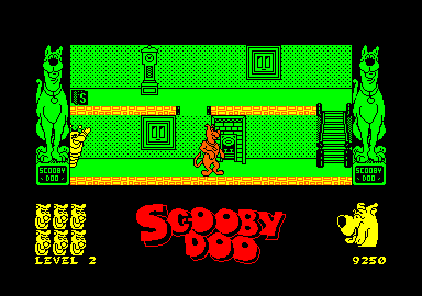 Scooby-Doo (Amstrad CPC) screenshot: Level 2