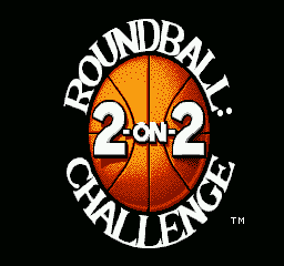 Roundball: 2-On-2 Challenge (NES) screenshot: Title screen