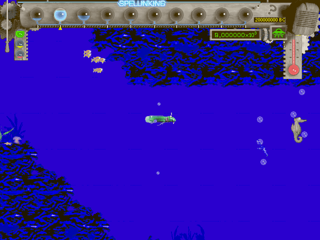 The Time Warp of Dr. Brain (Windows) screenshot: Spelunking Level