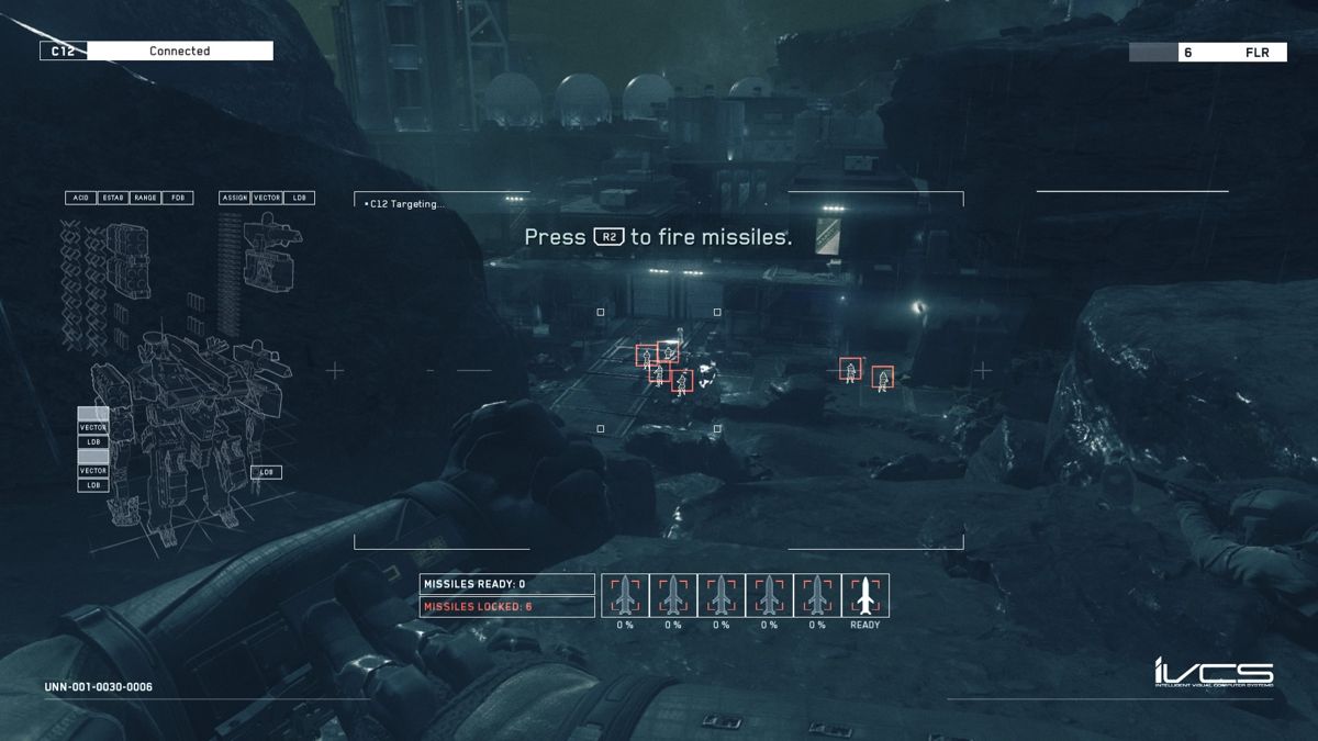 Call of Duty: Infinite Warfare (PlayStation 4) screenshot: Using C12 mech's targeting system