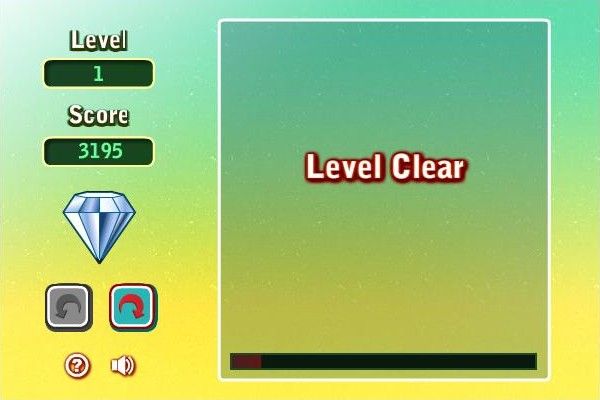 Gems Twist (Windows) screenshot: Level clear