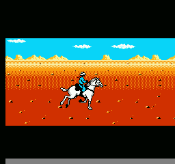 The Lone Ranger (NES) screenshot: Intro cutscene