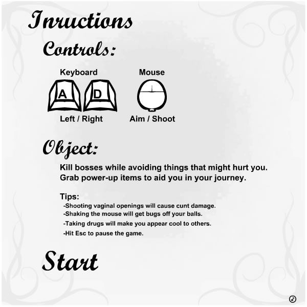 The C word (Browser) screenshot: Instructions