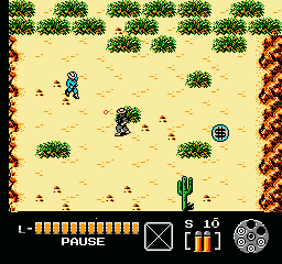 The Lone Ranger (NES) screenshot: You can shoot diagonally