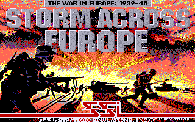 Storm Across Europe (Amiga) screenshot: Title screen