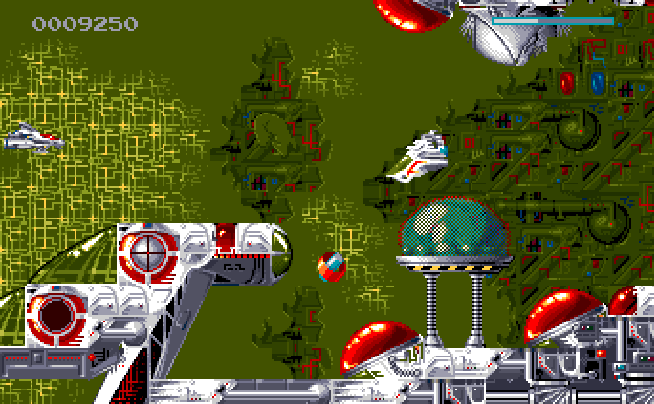 Disposable Hero (Amiga) screenshot: Enemy is here