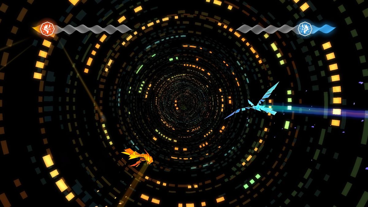Entwined (PlayStation 4) screenshot: Three gems far away