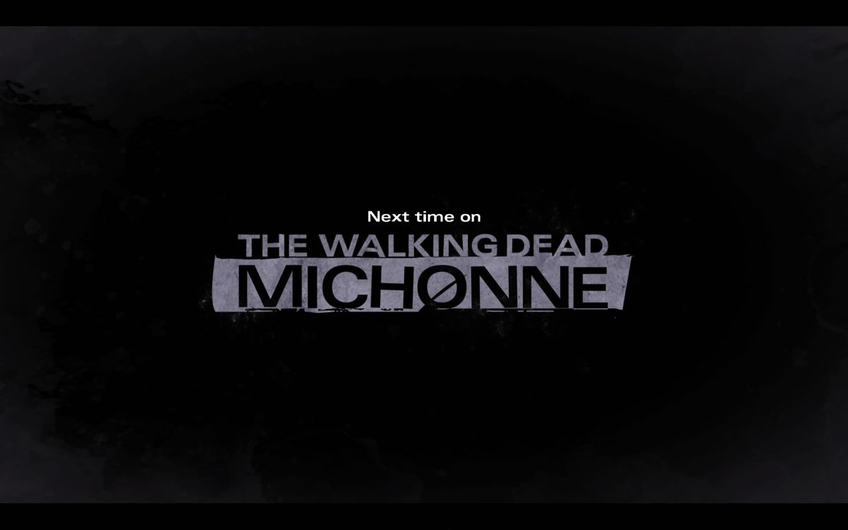 The Walking Dead: Michonne (Windows) screenshot: Episode 1 - The first episode ends with a sneak preview
