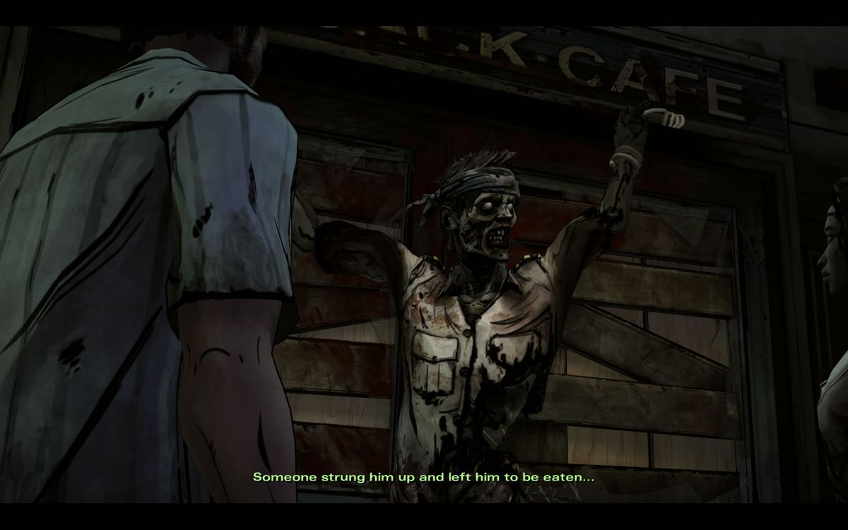 The Walking Dead: Michonne (Windows) screenshot: Episode 1 - A walker left behind aboard the ferry