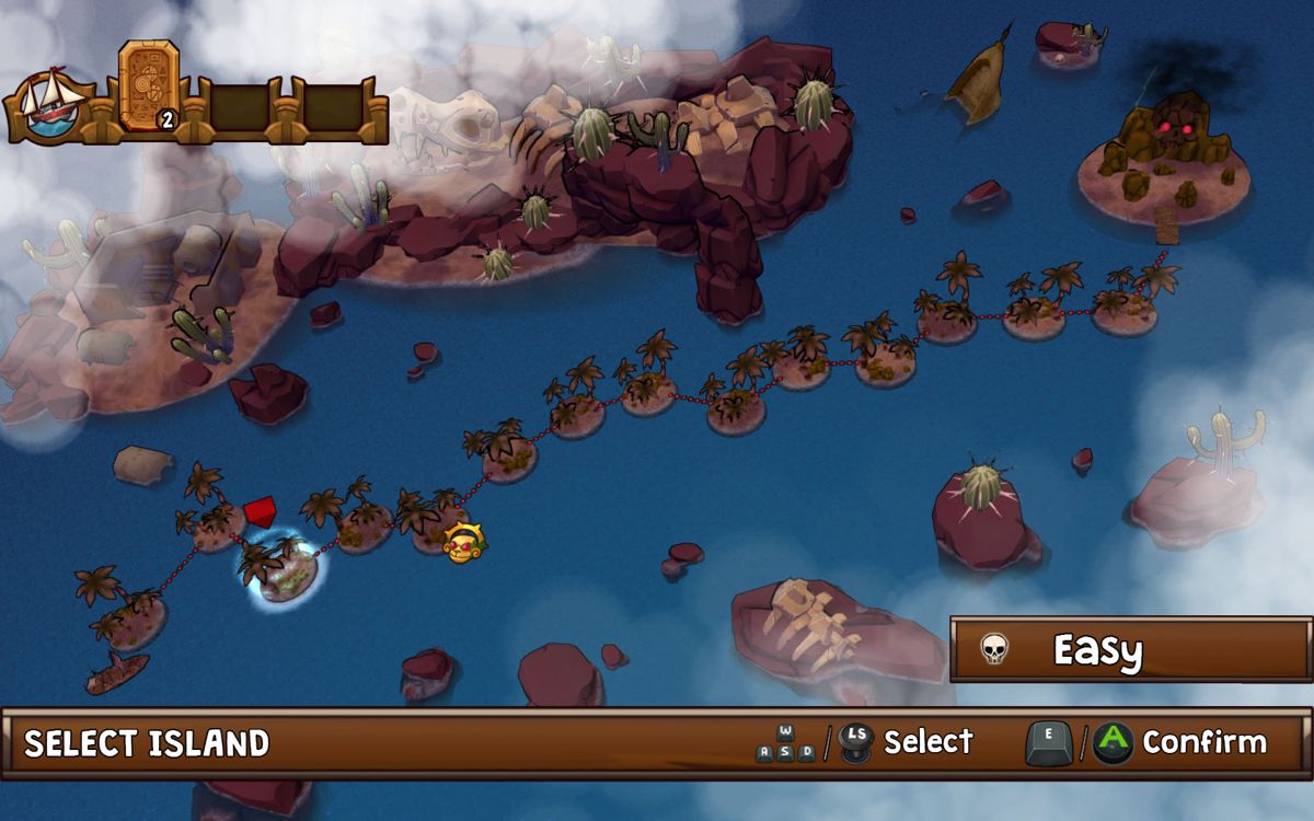 Lost Sea (Windows) screenshot: A new island path