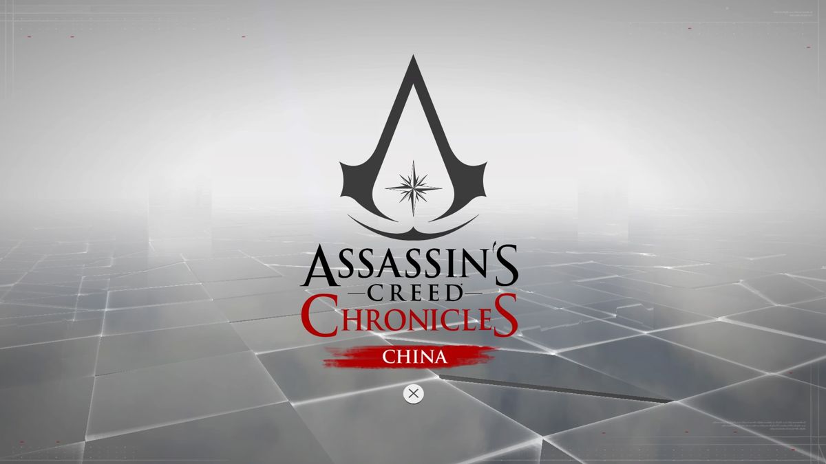 Assassin's Creed Chronicles: China (PlayStation 4) screenshot: Main title