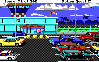 Police Quest 2: The Vengeance (DOS) screenshot: Lytton airport