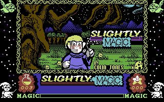 Slightly Magic (Commodore 64) screenshot: Loading screen