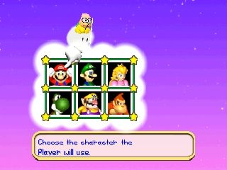 Mario Party 3 (Nintendo 64) screenshot: Character select