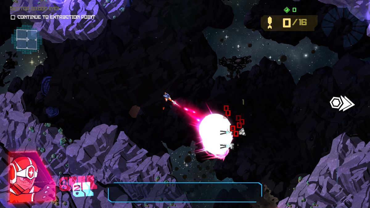 Galak-Z: The Dimensional (PlayStation 4) screenshot: Fireworks