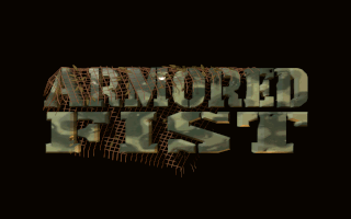 Armored Fist (DOS) screenshot: Title screen