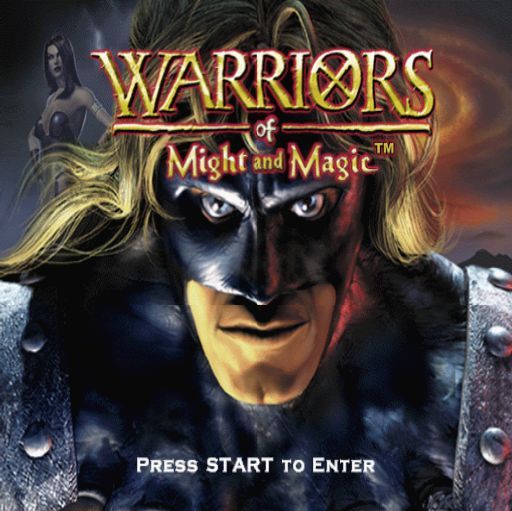 Warriors of Might and Magic (PlayStation 2) screenshot: The title screen