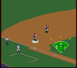 Frank Thomas Big Hurt Baseball (SNES) screenshot: What now, what now??..