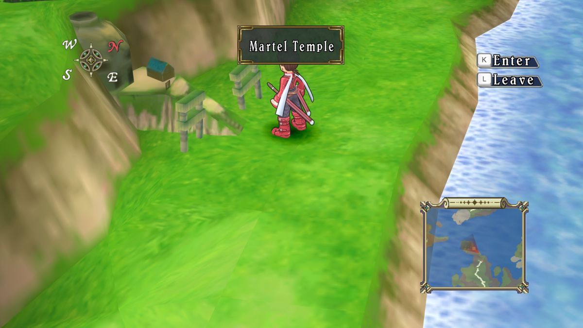 Tales of Symphonia (Windows) screenshot: Found Martels Temple