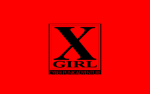 X-Girl (PC-98) screenshot: Title screen