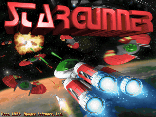 Stargunner (DOS) screenshot: Title screen