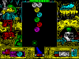 Cannon Bubble (ZX Spectrum) screenshot: Level 2