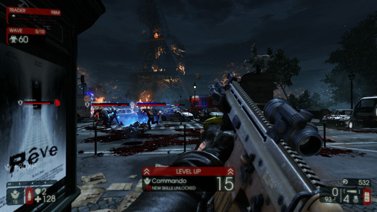 Killing Floor 2 (Windows) screenshot: Player levels up Commando Perk.