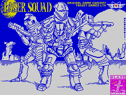Laser Squad (ZX Spectrum) screenshot: Title screen