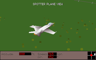 Stunt Island (DOS) screenshot: Fighter Jet