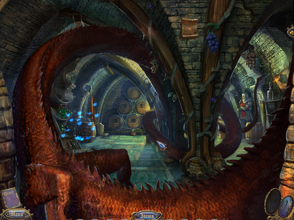 Sister's Secrecy: Arcanum Bloodlines (Windows) screenshot: In the basement on the inn, behind the dragon.