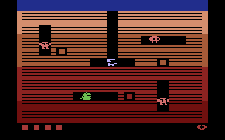 Dig Dug (Atari 2600) screenshot: Starting a new game