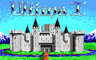 Ultima I (DOS) screenshot: Castle of Lord British