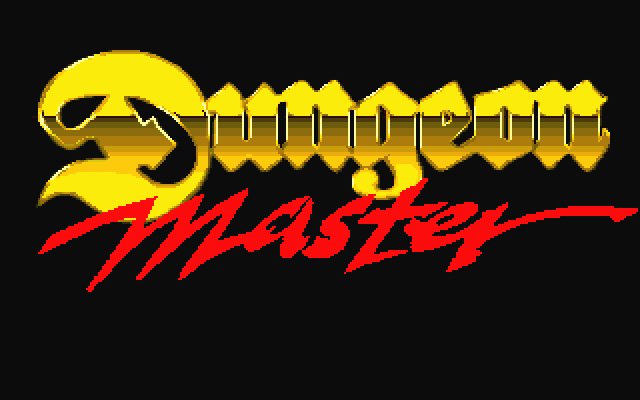 Dungeon Master (DOS) screenshot: Title screen
